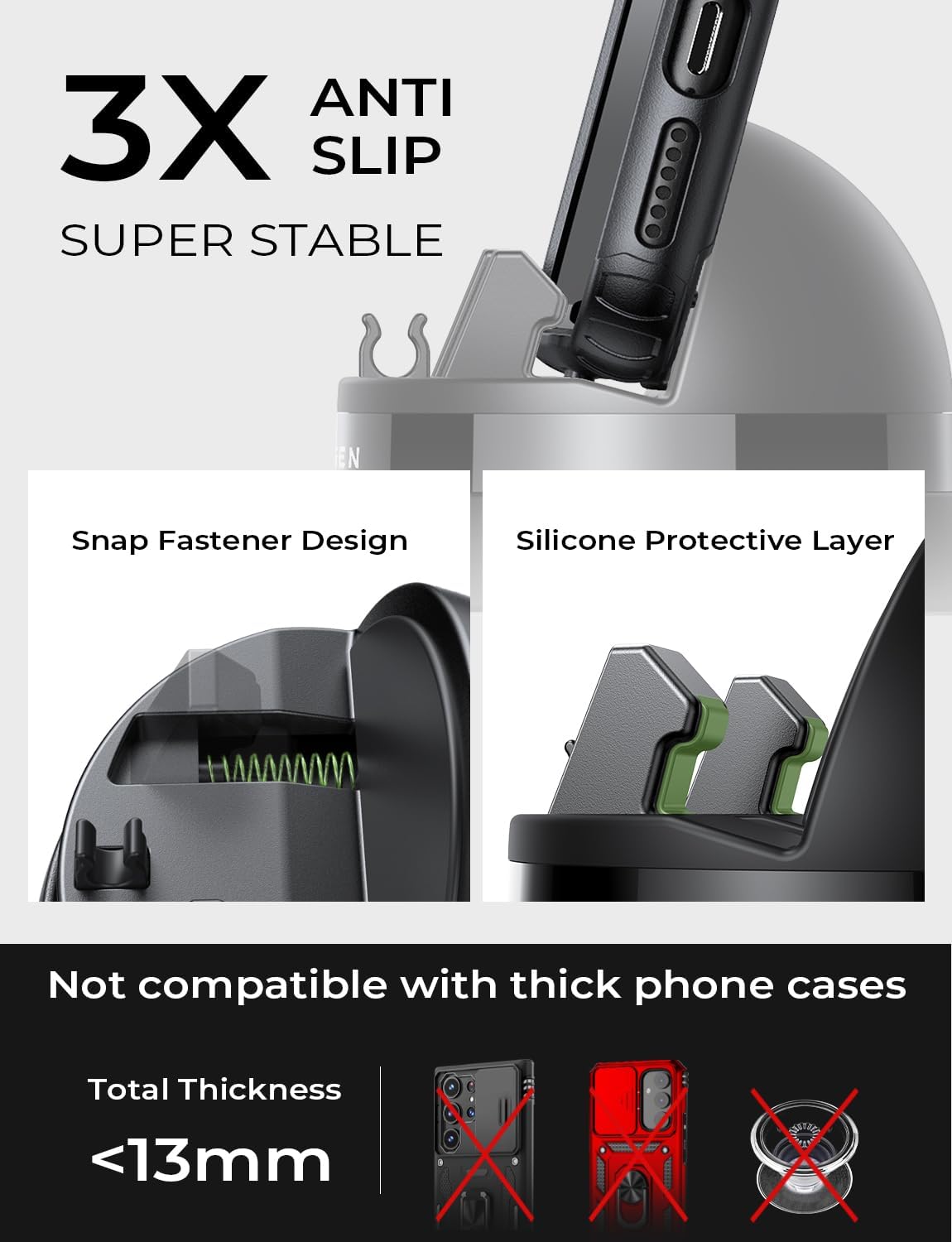 Support smartphone 360°